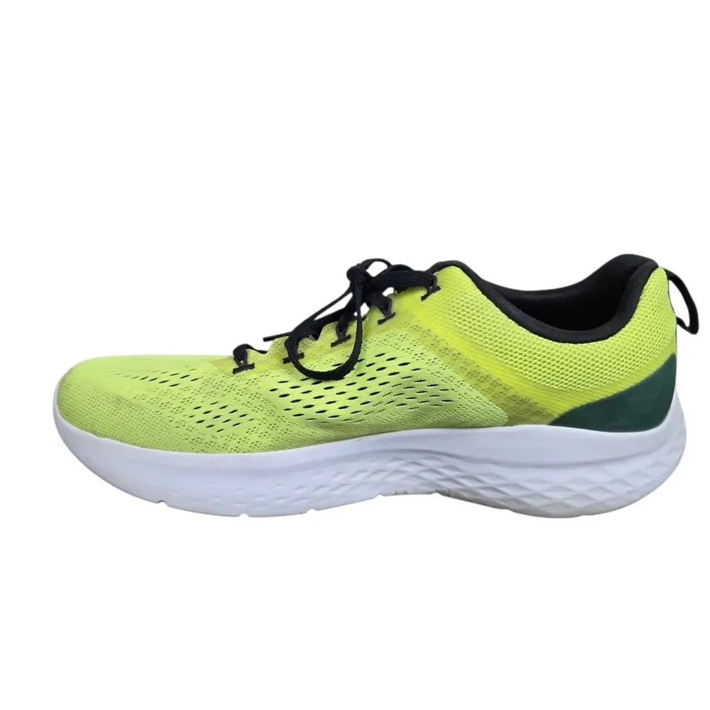 Skechers Go Run Lite Men's Sneakers Trainers 10 Neon Yellow Black Athletic